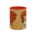 Mother's Day Coffee Mug - Perfect Gift for Mom, Gift Mug with Heart Background and Sweet Poem, Gift for Mom, Tea Cup, Present v3