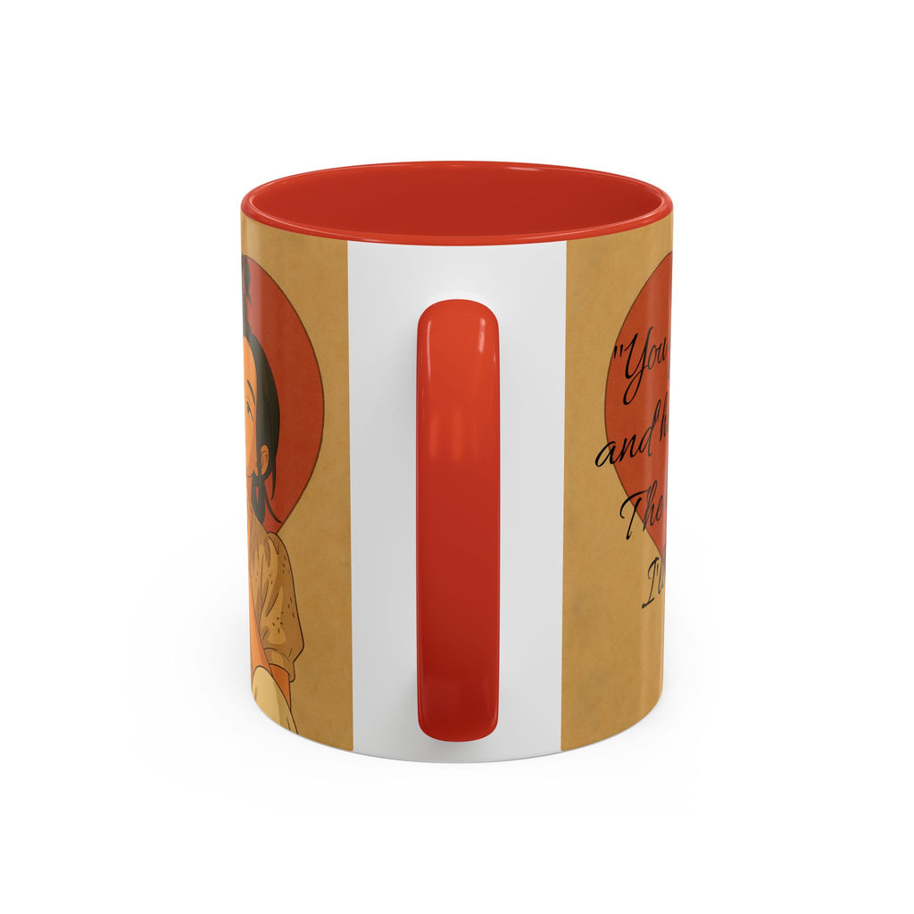 Mother's Day Coffee Mug - Perfect Gift for Mom, Gift Mug with Heart Background and Sweet Poem, Gift for Mom, Tea Cup, Present v2