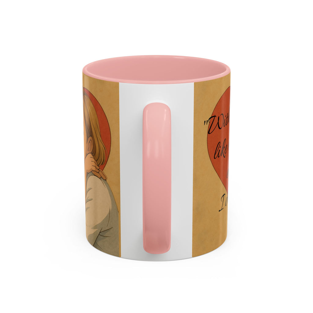 Mother's Day Coffee Mug - Perfect Gift for Mom, Gift Mug with Heart Background and Sweet Poem, Gift for Mom, Tea Cup, Present v3